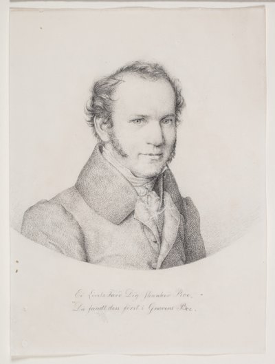 Niels Schyth'in Portresi by Christen Købke
