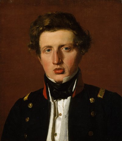 Valdemar Hjartvar Købke 1813-1893, Sanatçının Kardeşi, yak. 1838 by Christen Købke