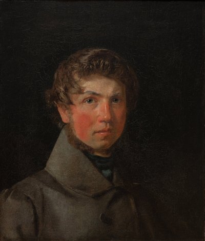 Otoportre, c.1833 by Christen Schjellerup Købke