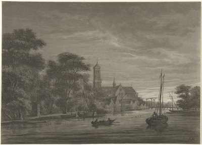 Köy manzaralı gece manzarası by Christiaan Josi