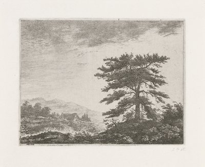 Bir fundalıktaki ağaç by Christiaan Wilhelmus Moorrees