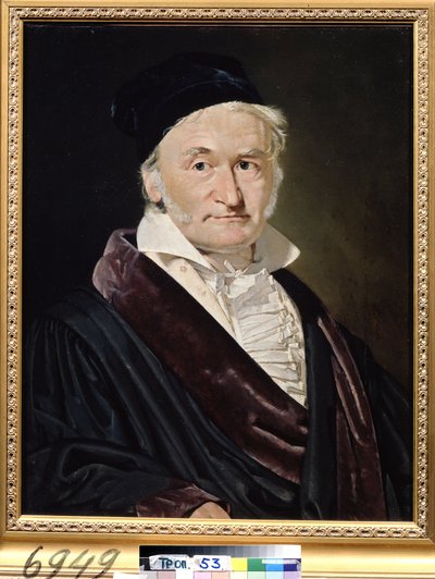 ""Alman bilim adamı Karl (Carl) Friedrich Gauss