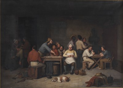 Brokkensbod barında bir sahne by Christian Andreas Schleisner