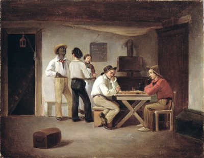 Bir Tavernada Masa Oyunu Oynayan Denizciler by Christian Andreas Schleisner