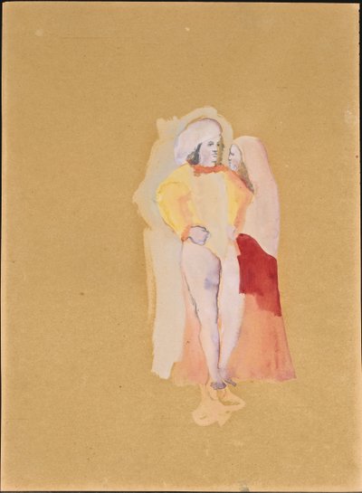 Çift (kağıt üzerine guaj ve sulu boya) by Christian Bérard