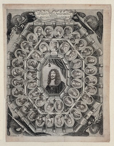 İmparator Leopold I, ataları tarafından kuşatıldı by Christian Dittmann