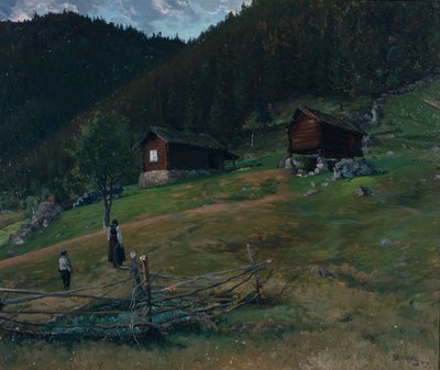 Vinje doğum yeri, Telemark by Christian Eriksen Skredsvig