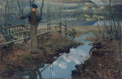Söğüt Flüt (tuval üzerine yağlı boya) by Christian Eriksen Skredsvig