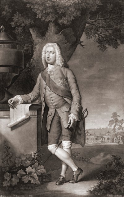 Thomas Coke, Leicester Kontu. Vesika. (Yazdır) by Christian Friedrich (after) Zincke