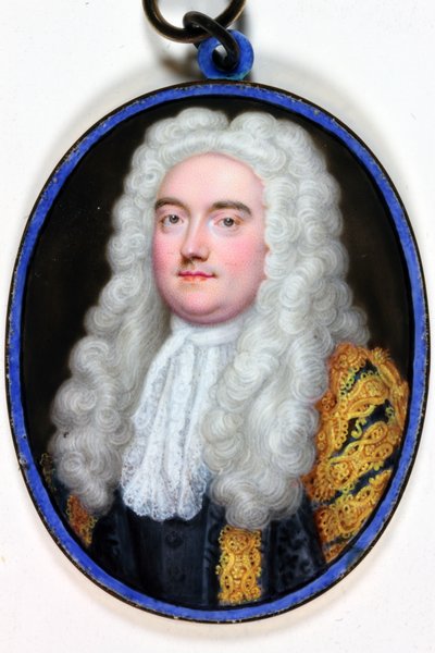 John Verney Rolls Ustası, 1739 (emaye) by Christian Friedrich Zincke