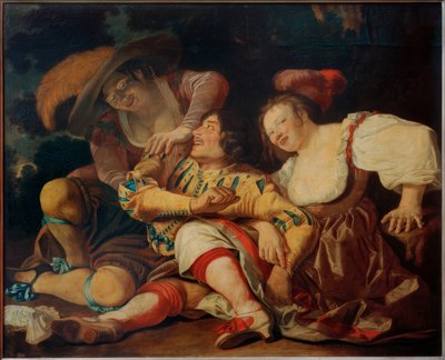 fahişeler ile müsrif oğul by Christian Gillisz. van Couwenbergh