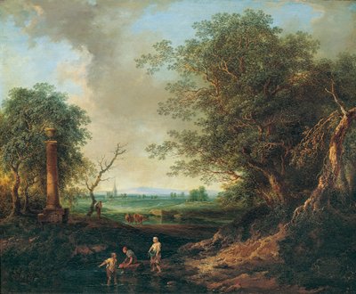 Sütunlu Peyzaj by Christian Hilfgott Brand
