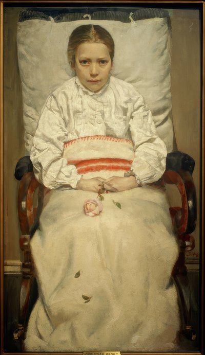 hasta kız by Christian Krohg