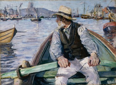 İleriye bak, Bergen Körfezi by Christian Krohg