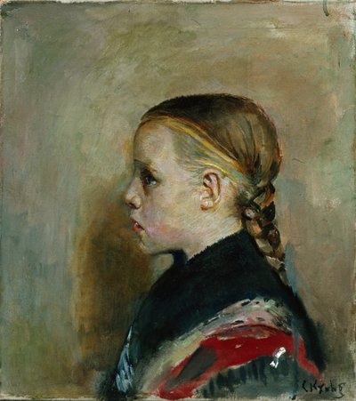 Marie Gaihede (resim) by Christian Krohg
