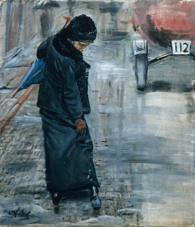 Çamur sıçraması (boyama) by Christian Krohg