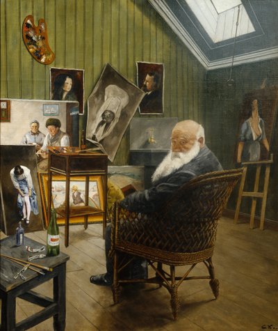 otoportre by Christian Krohg