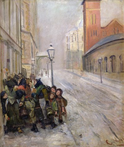 Hayatta kalma savaşı by Christian Krohg