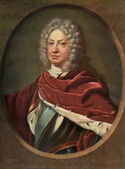 Büyük Britanya Kralı I. George by Christian Le Blon