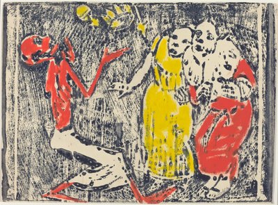 Hokkabaz olarak Ölüm, 19181919. by Christian Rohlfs