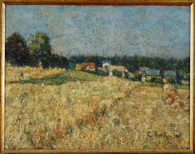 Yaz Ortası - Midsummer ... (tuval üzerine boyama) by Christian Rohlfs