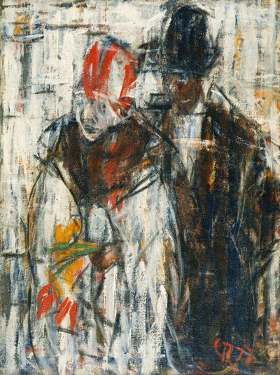 erkek ve kadın; erkek ve kız by Christian Rohlfs