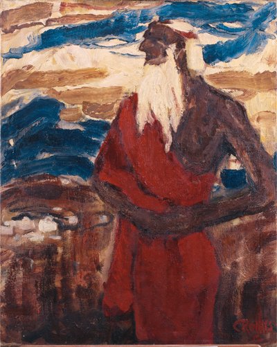 Vaat Edilmiş Toprakları Araştıran Musa by Christian Rohlfs
