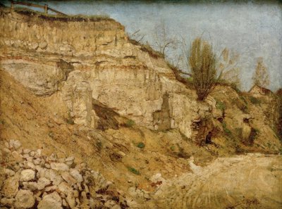 Weimar yakınlarındaki taş ocağı by Christian Rohlfs