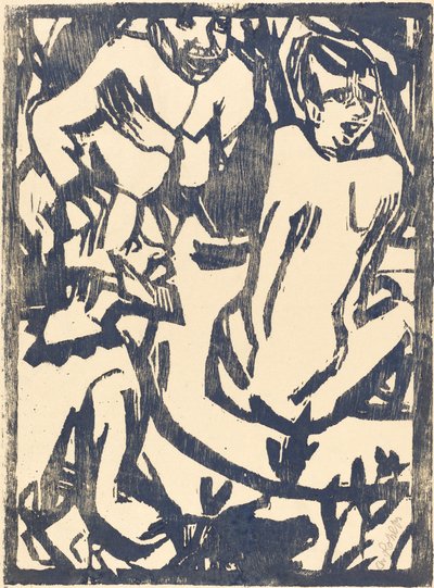 Susanna ve Yaşlılar, 19161917. by Christian Rohlfs