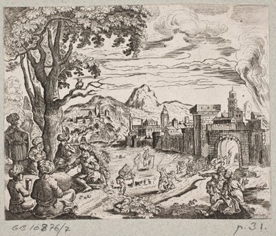 Adam Olearius til illüstrasyon, “Dahice bir şair Schich Saadi tarafından Farsça Rosenthal […]”, Schleswig 1660 by Christian Rothgiesser
