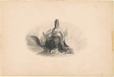 Amerika Birleşik Devletleri Amblemi İçin Tasarım by Christian Schussele