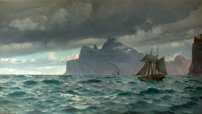 Cape North, İzlanda, 1884 by Christian Vigilius Blache