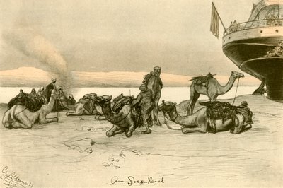 Süveyş Kanalı'nda, 1898. by Christian Wilhelm Allers