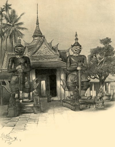 Bangkok, Siam, 1898. by Christian Wilhelm Allers