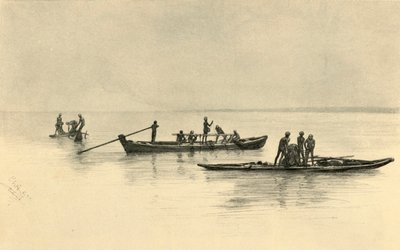 Balıkçı tekneleri, Seylan, 1898. by Christian Wilhelm Allers