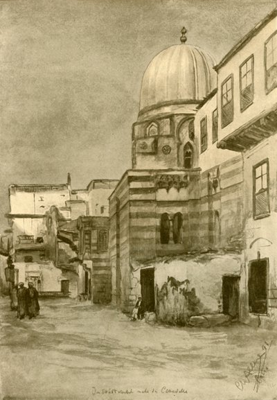 Cami, Kahire, Mısır, 1898. by Christian Wilhelm Allers
