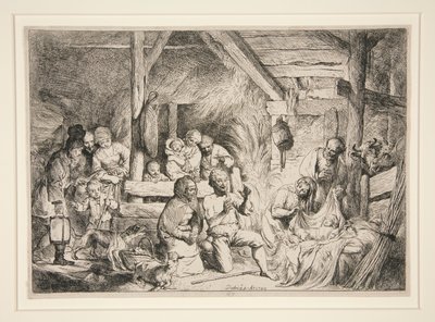 Çobanların hayranlığı by Christian Wilhelm Ernst Dietrich