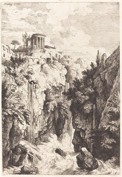 Sibyl Tapınağı, Tivoli by Christian Wilhelm Ernst Dietrich