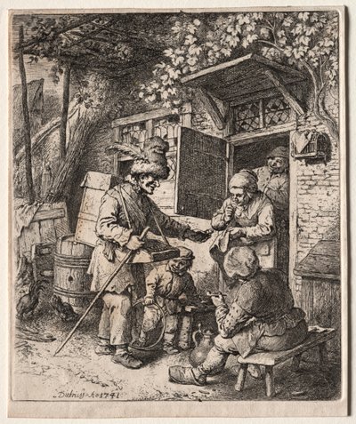 seyyar satıcı by Christian Wilhelm Ernst Dietrich