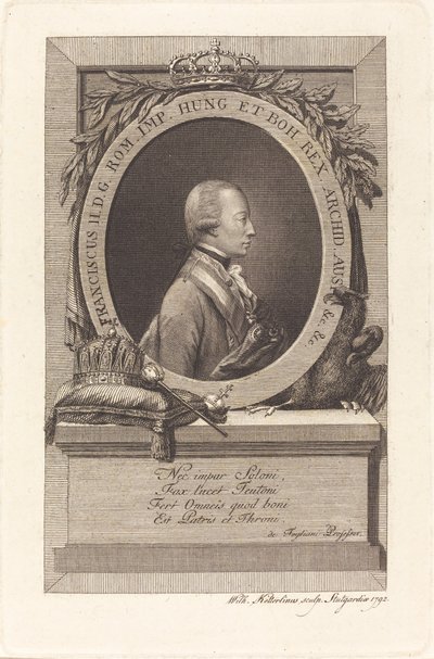 Francis II, Kutsal Roma İmparatoru by Christian Wilhelm Ketterlinus