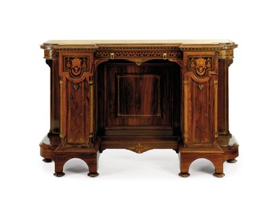 Rönesans canlanma marquetry büfe by Christian and Gustave Herter