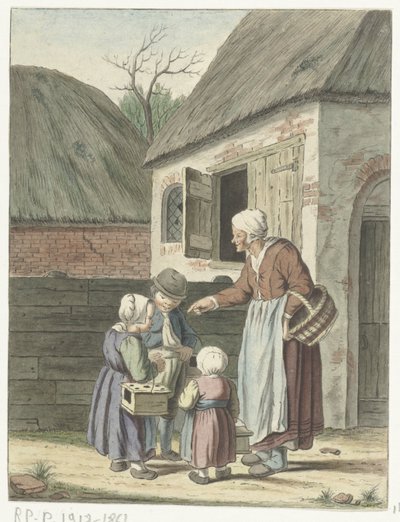 Çiftçi çocuklarını okula gönderiyor by Christina Chalon
