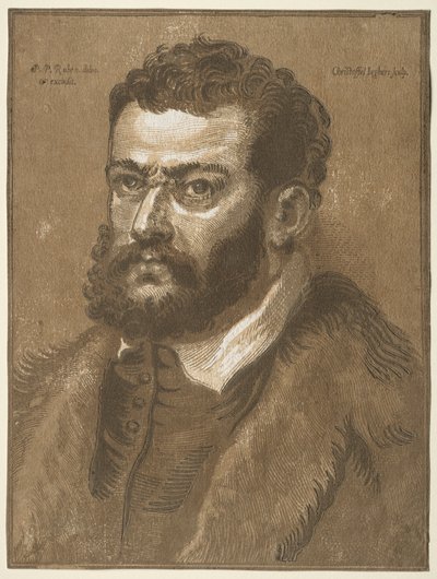 Sakallı Bir Adamın Büstü Doge Giovanni Cornaro, 1632-1636. by Christoffel Jegher