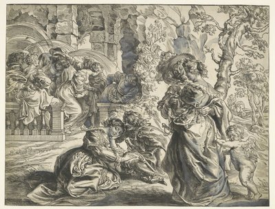 Aşk Bahçesi (sağ yaprak) by Christoffel Jegher