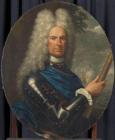 Tuğamiral Arent van Buren'in portresi by Christoffel Lubienitzki