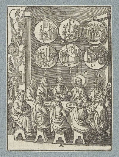 Mesih Havarilere Son Kez Görünüyor by Christoffel van Sichem (II)