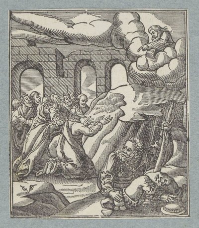 İsraillilerin yardım çağrısı Baba Tanrı tarafından işitildi by Christoffel van Sichem (II)