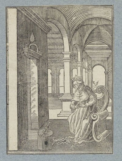 Manaşşe hapiste by Christoffel van Sichem (II)