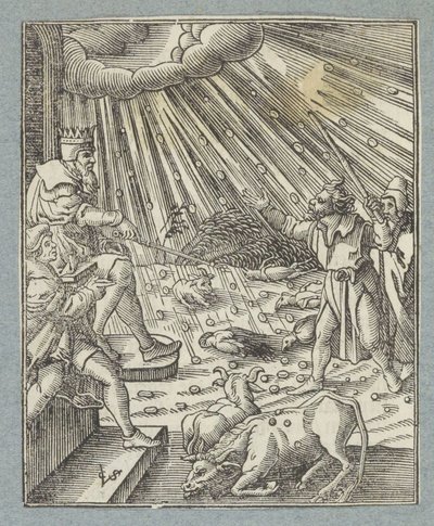 Sığır Vebası Vebası veya Dolu ve Fırtına Vebası by Christoffel van Sichem (II)
