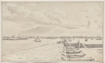 Bataryadan Şehre Bakış by Christoffer Wilhelm Eckersberg